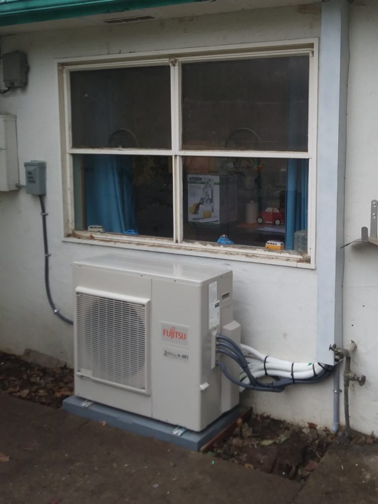 outdoor heat unit - mini split