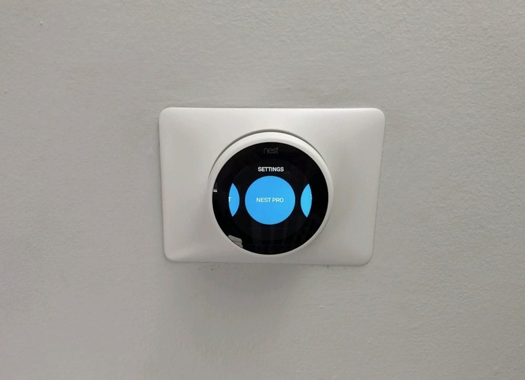 smart thermostat - white nest