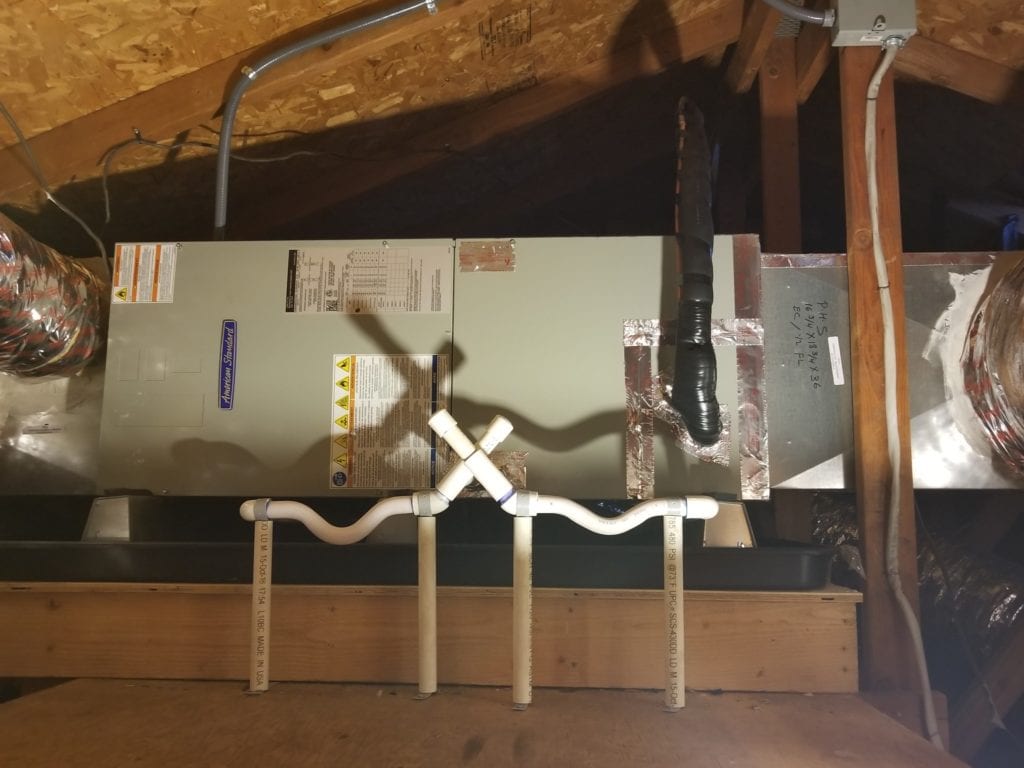 new attic furnace