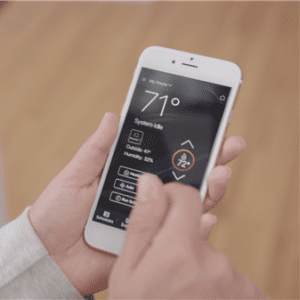 Wi-Fi Enabled Smart Thermostat iPhone App