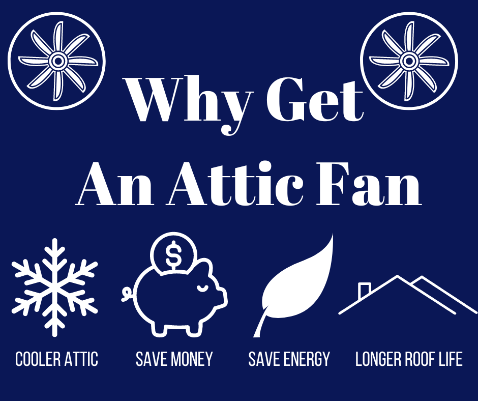 why install an attic fan in Sacramento