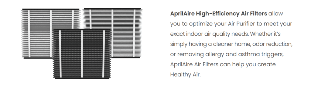 high efficiency air filters from AprilAire