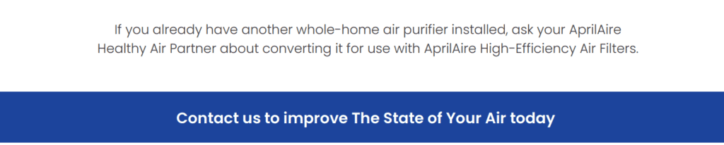 AprilAire your healthy air partner