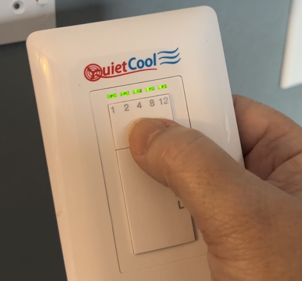 quietcool whole house fan remote